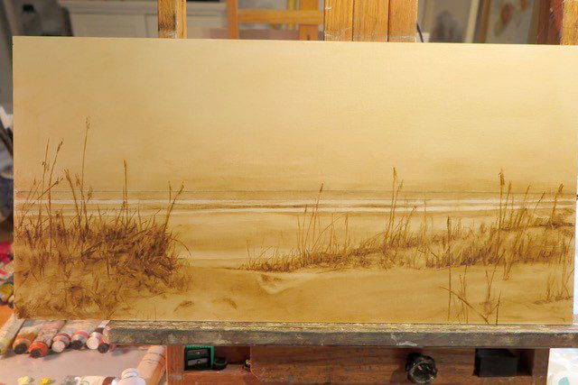 SUSAN BUDASH SHARES WHAT IS ON HER EASEL TODAY