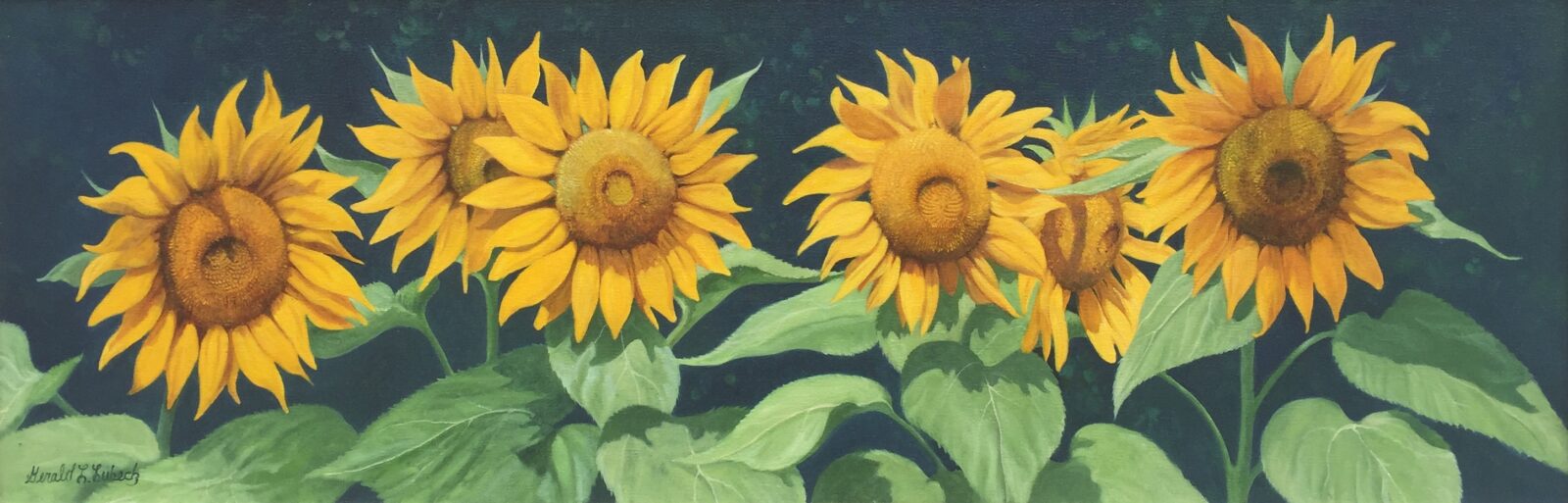 SUNFLOWERS IN A ROW – Tilting at Wildmills Gallery